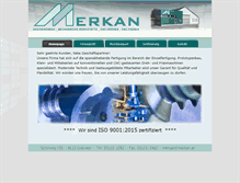 Tablet Screenshot of merkan.at